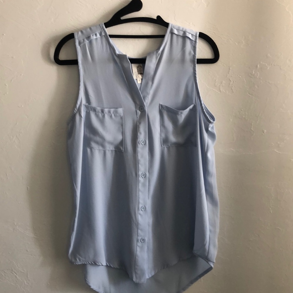 Anthropologie sleeveless blouse sz S